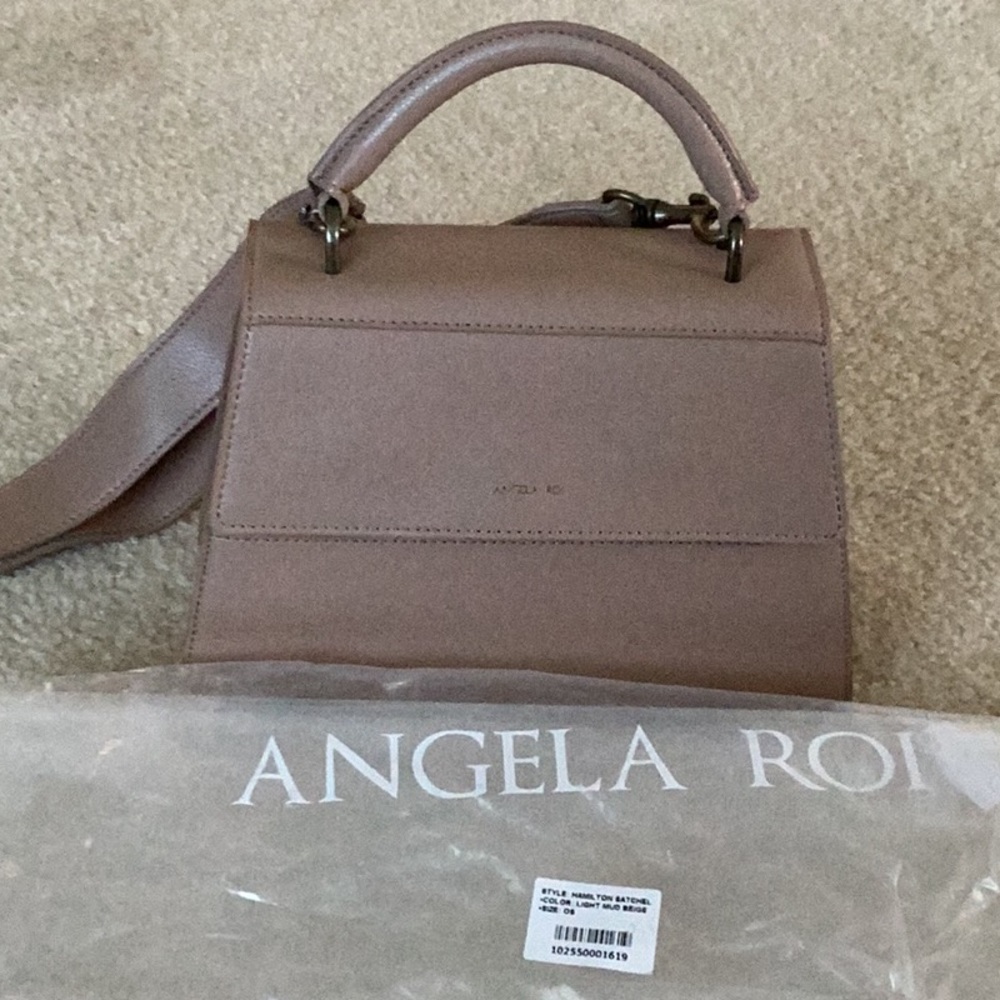 Angela Roi Hamilton Satchel in Light Mud Beige (pre-Signet)